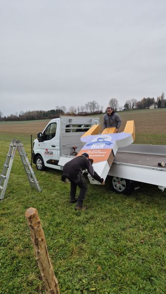 ersten hausi aufstellen