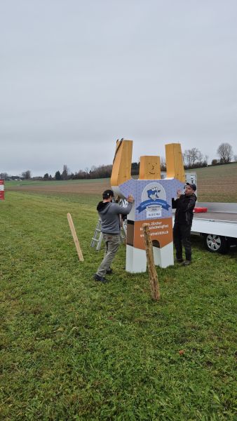ersten hausi aufstellen