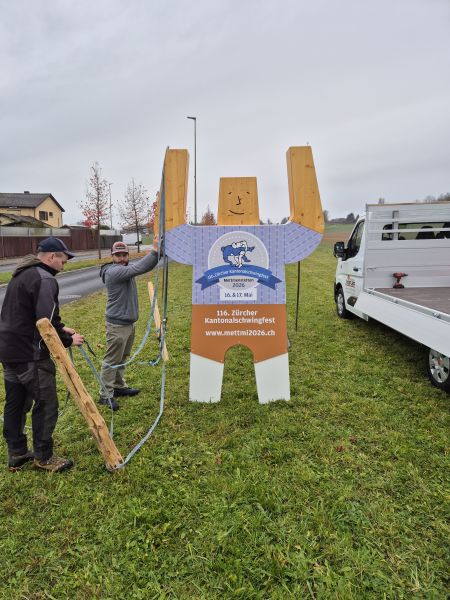 ersten hausi aufstellen