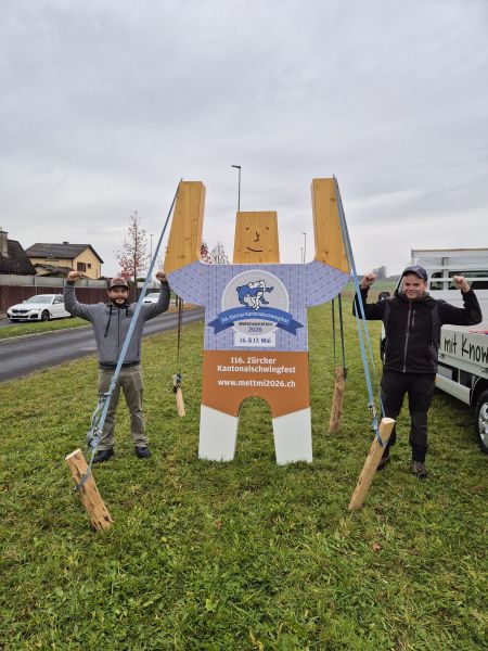 ersten hausi aufstellen