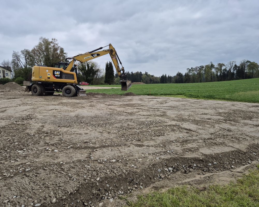 Es geht los! Der Aufbau hat begonnen